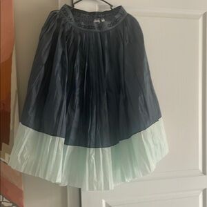 Adidas Women's Two-Tone Black and White Midi Skirt